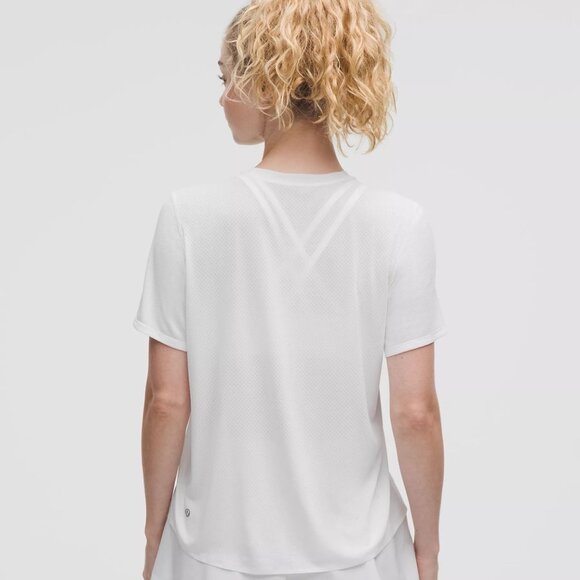 Lululemon •  Fast and Free Short-Sleeve Shirt • White • Small • NWT - Picture 4 of 13